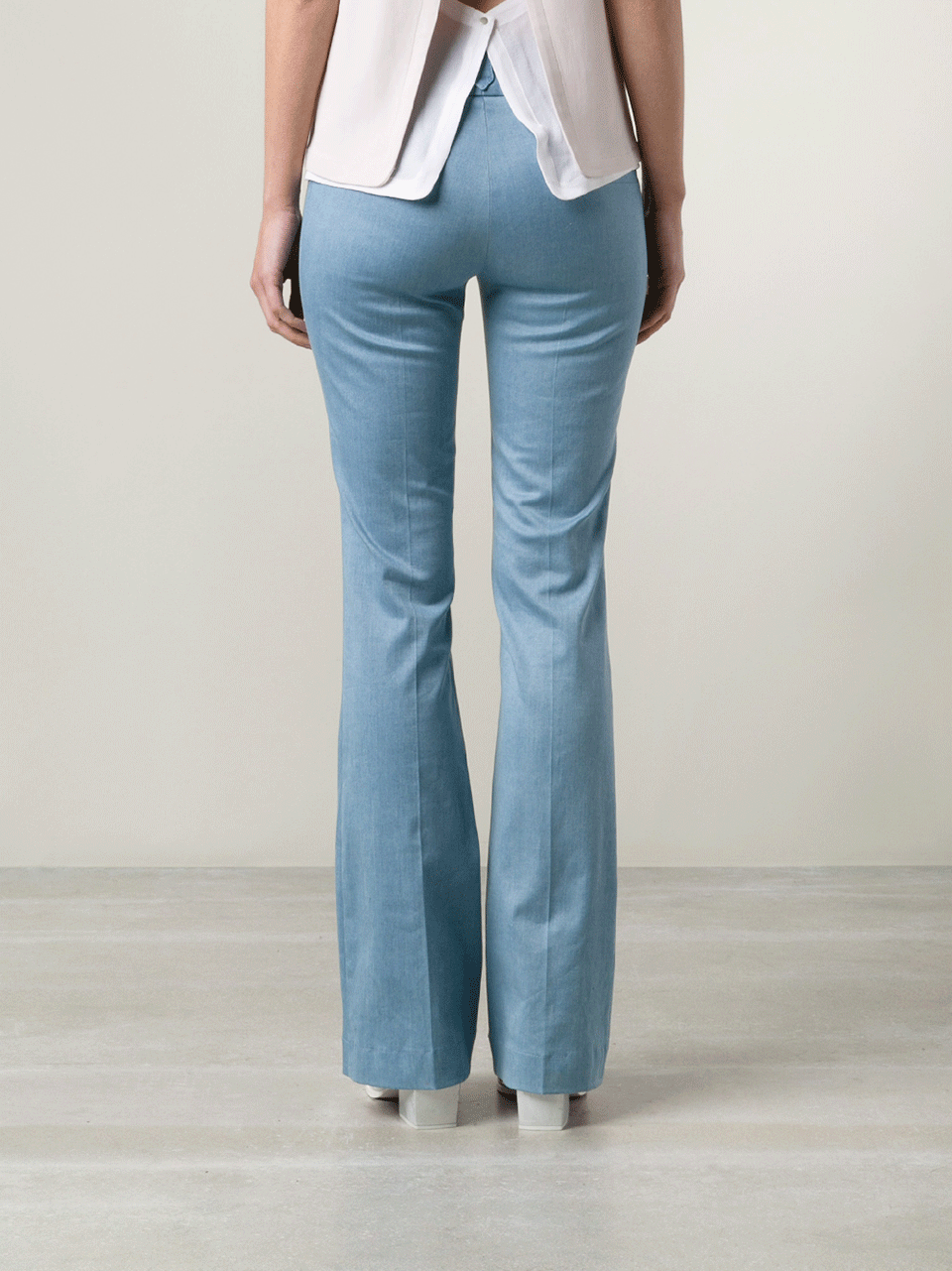 ALTUZARRA-Boot Cut Stretch Pant-