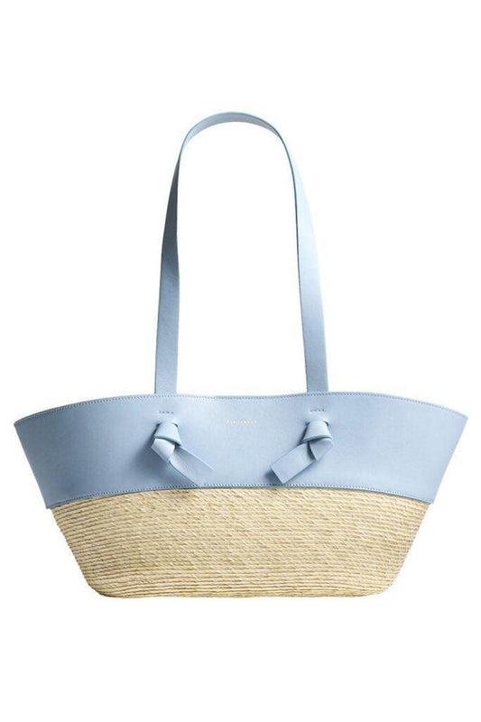 Knot Small Basket Shoulder Bag-BLUE-HANDBAGSHOULDER-ALTUZARRA