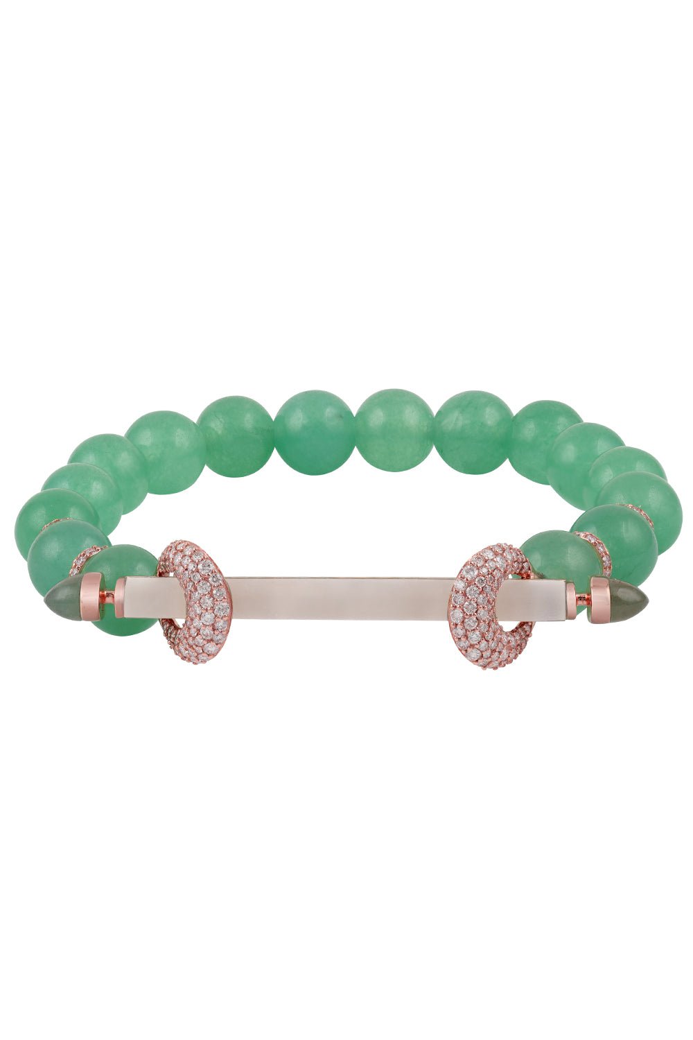 ANANYA-Jade Quartz Chakra Bracelet-ROSE GOLD