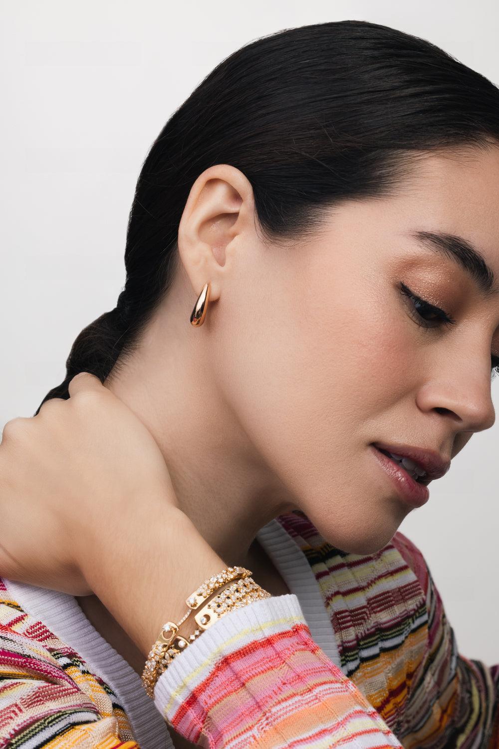 Chakra Icon Earrings-ROSE GOLD-JEWELRYFINE JEWELEARRING-ANANYA