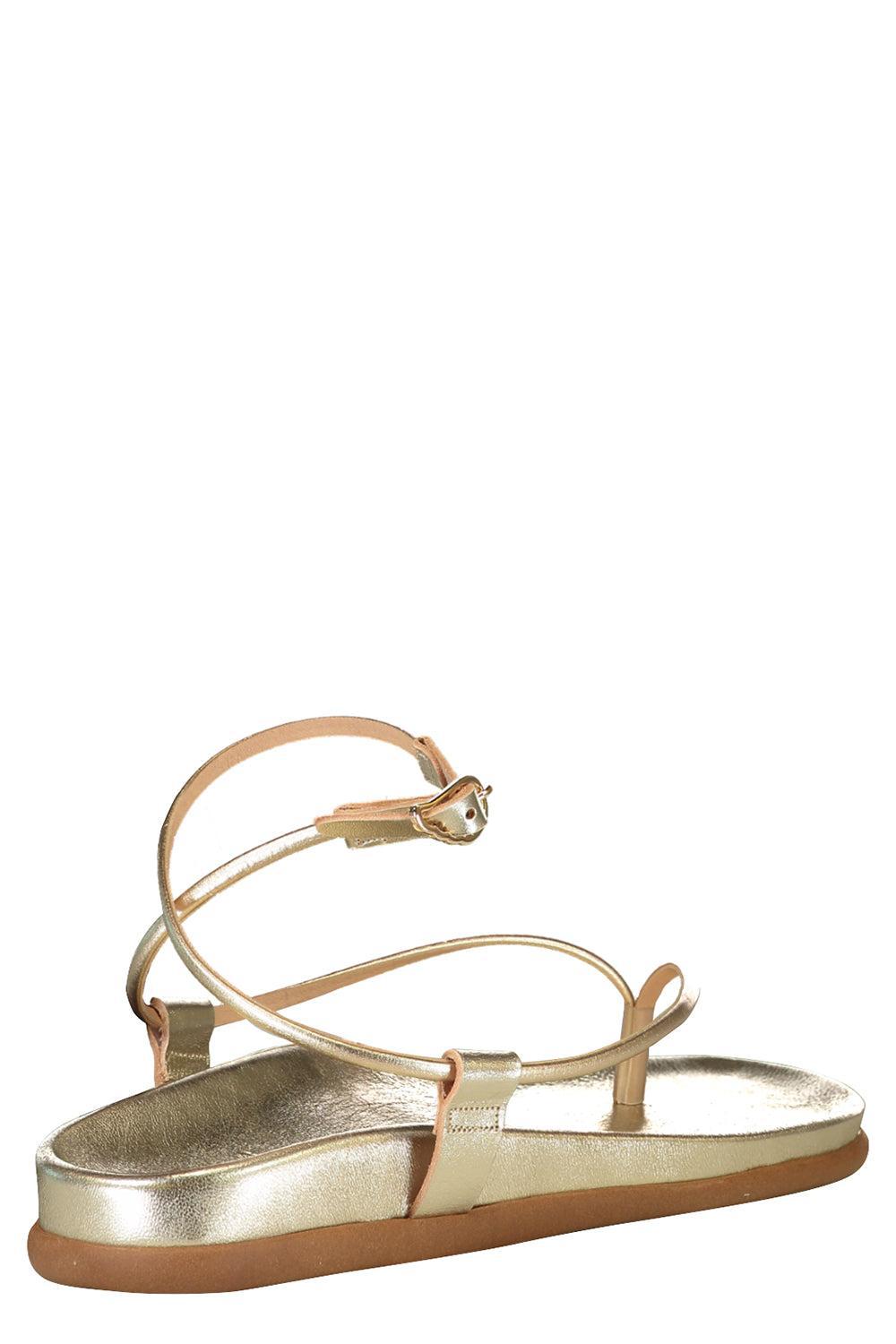 Polistra Footbed Sandal-PLATINUM-36-SHOESANDAL-ANCIENT GREEK SANDALS