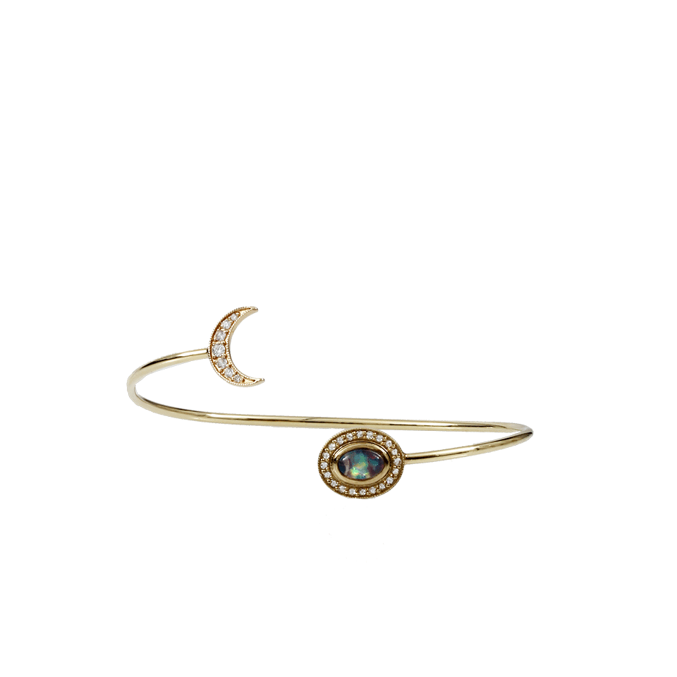 ANDREA FOHRMAN-Sun and Moon Cuff-YELLOW GOLD