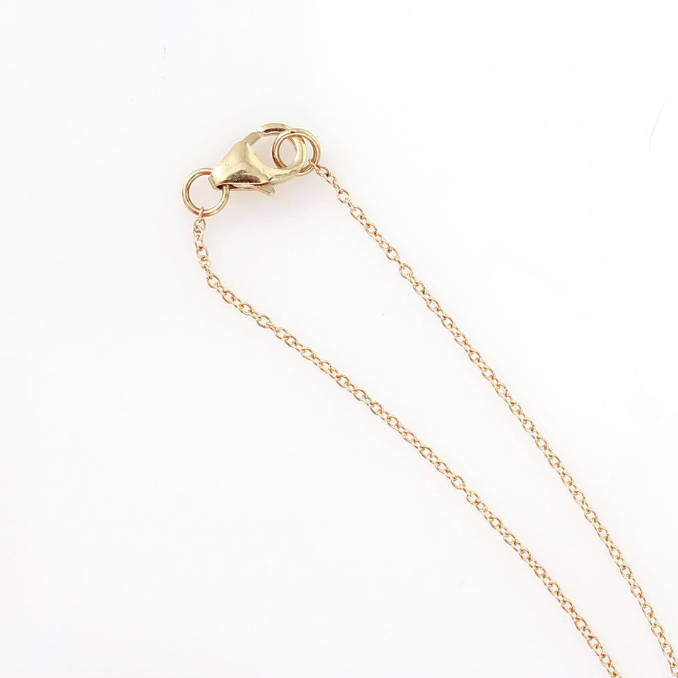 ANDREA FOHRMAN-Diamond Pave Cloud Necklace-YELLOW GOLD
