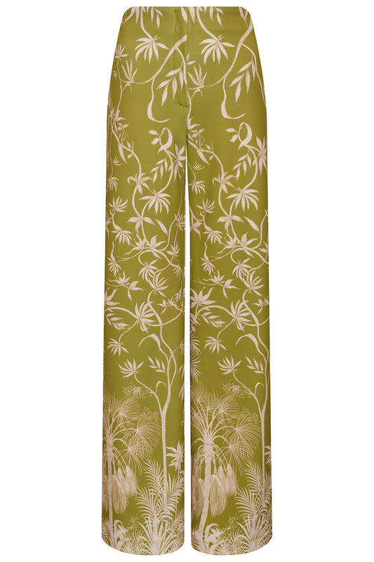 Con Ella Pant-GREEN-0-CLOTHINGPANTWIDE LEG-ANDRES OTALORA
