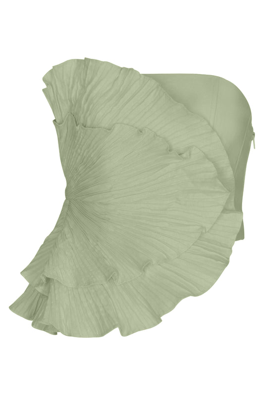 Las Olas Pleated Top-BLUE-2-CLOTHINGTOPBLOUSE-ANDRES OTALORA