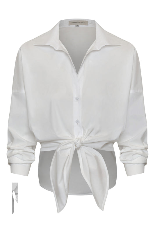 Illusion Natural Blouse - Off-White-WHITE-0-CLOTHINGTOPBLOUSE-ANDRES OTALORA