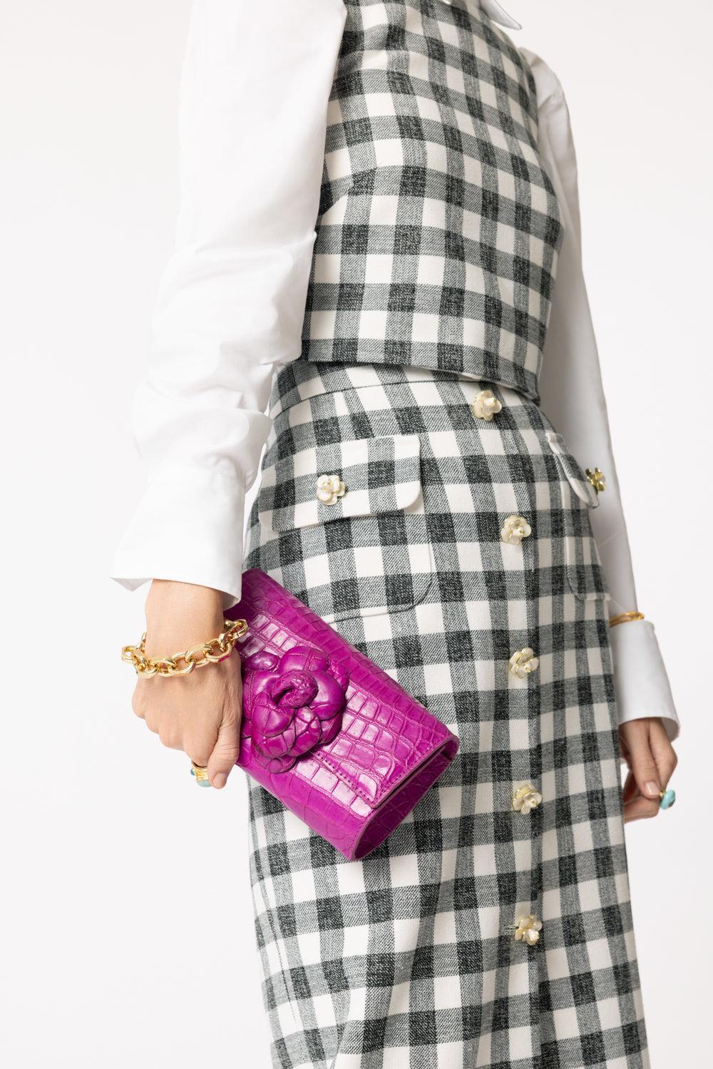 Demi Eva Bo Clutch-FUSCIA-HANDBAGCLUTCHES-ANGELA ALVAREZ