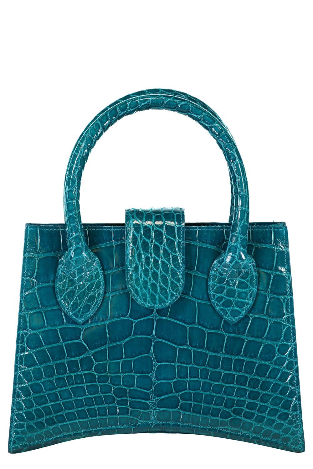 Demi Arco Glazed Bag-TAHITIBL-HANDBAGTOP HANDLE-ANGELA ALVAREZ