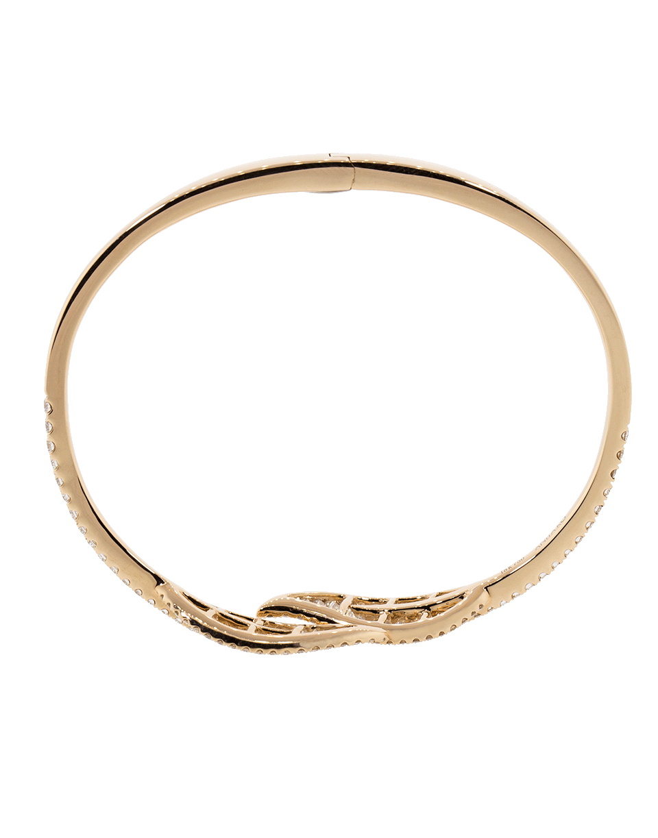 ANITA KO-Diamond Leaf Bracelet-ROSE GOLD