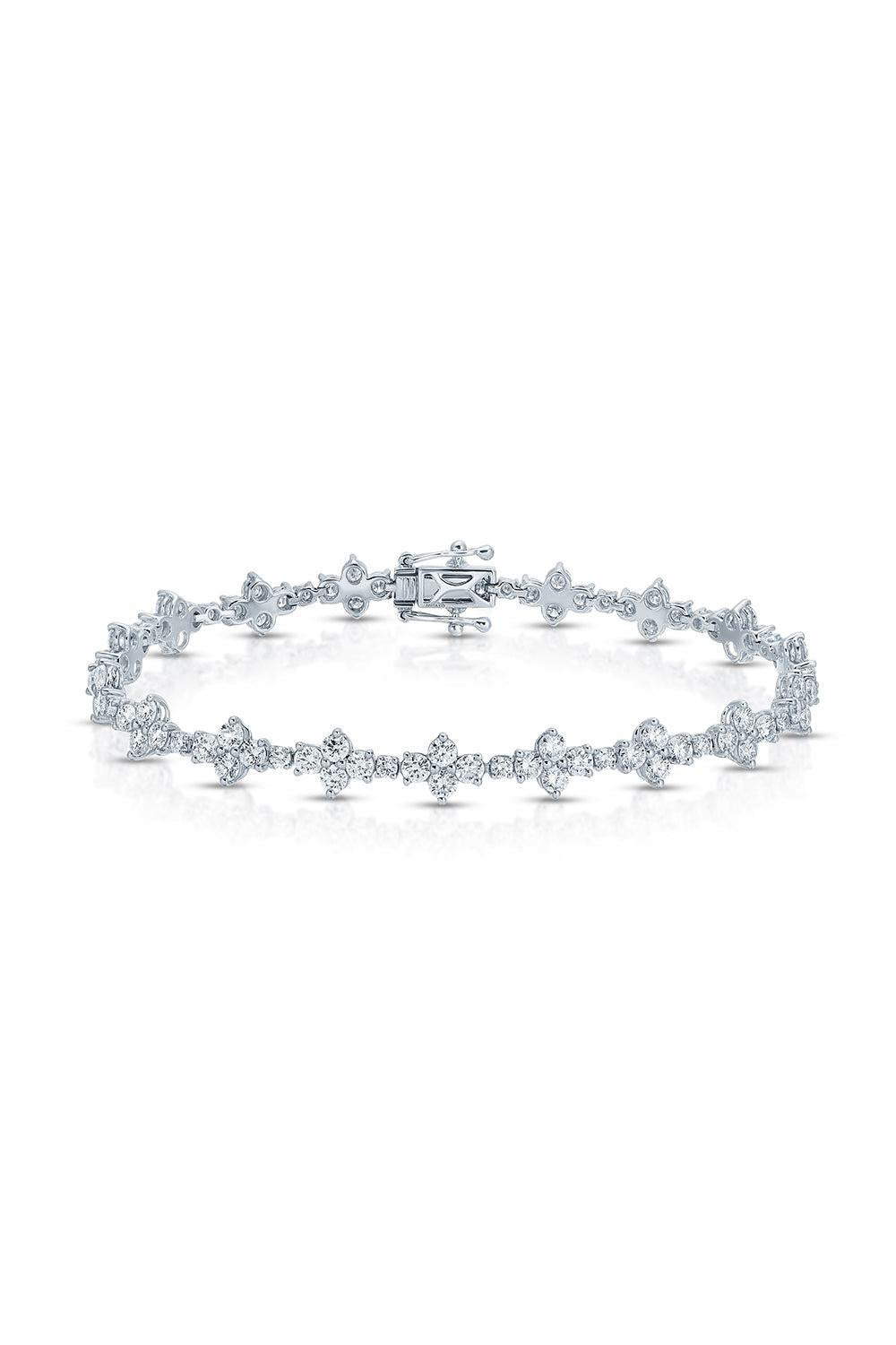 Vivi Diamond Tennis Bracelet-WHITE GOLD-JEWELRYFINE JEWELBRACELET O-ANITA KO