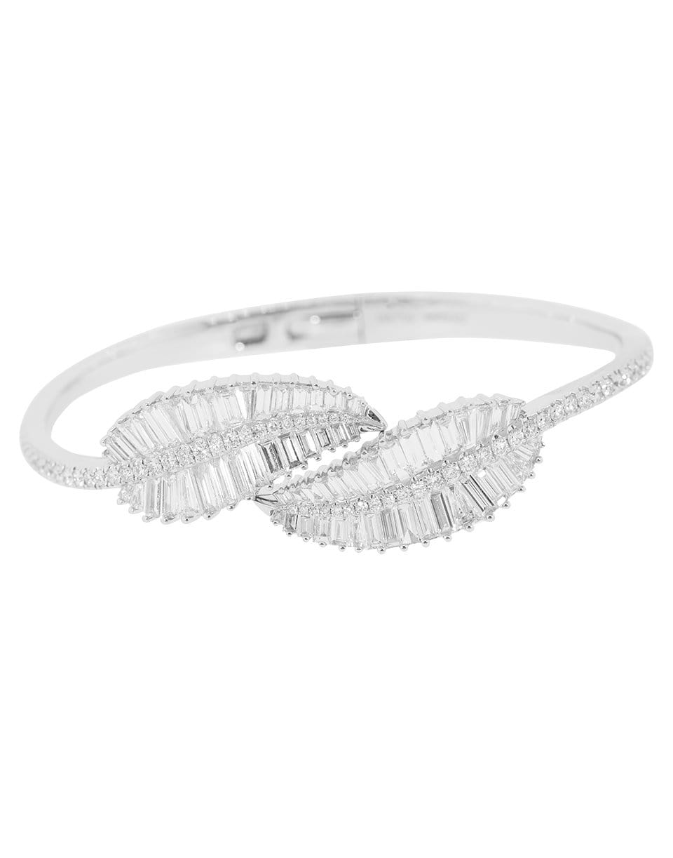 ANITA KO-Palm Leaf Diamond Bracelet-WHITE GOLD