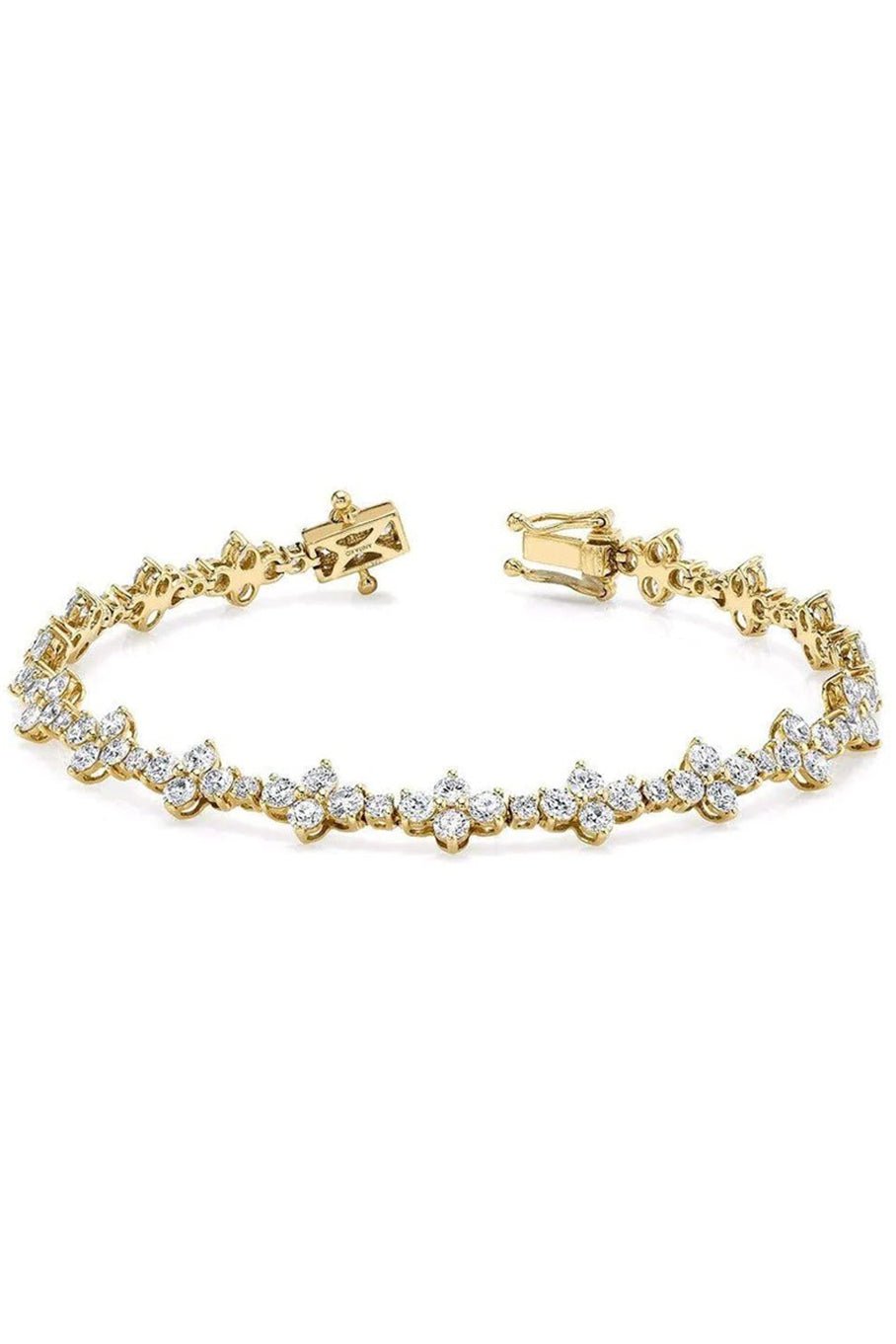 ANITA KO-Vivi Diamond Tennis Bracelet-YELLOW GOLD