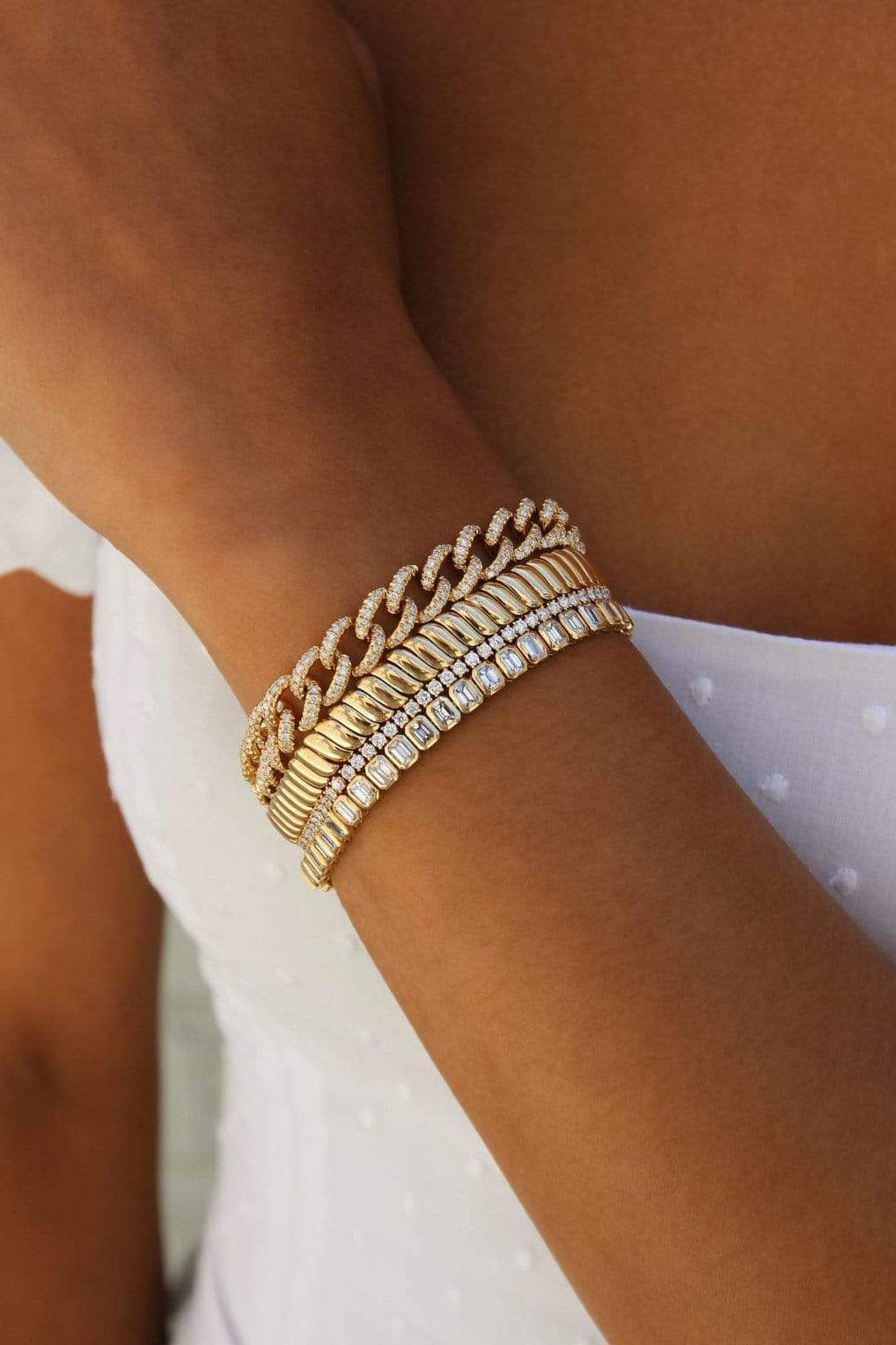 ANITA KO-Zoe Bracelet - Yellow Gold-YELLOW GOLD