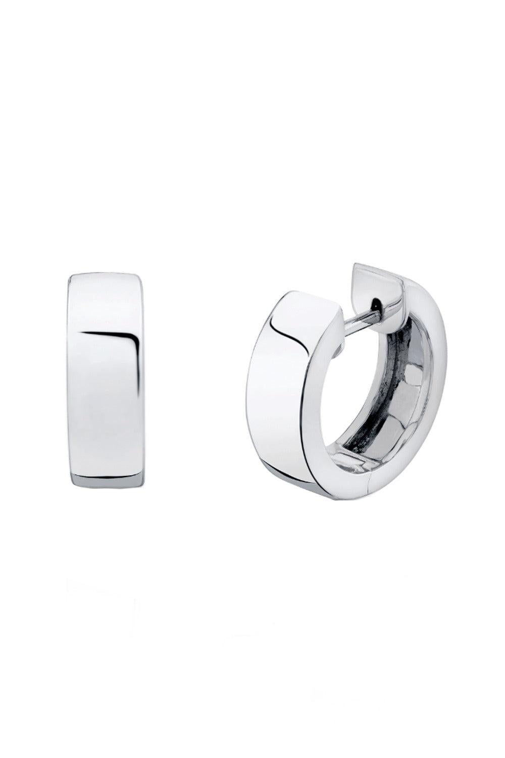Wide Huggie Earrings-ROSE GOLD-JEWELRYFINE JEWELEARRING-ANITA KO