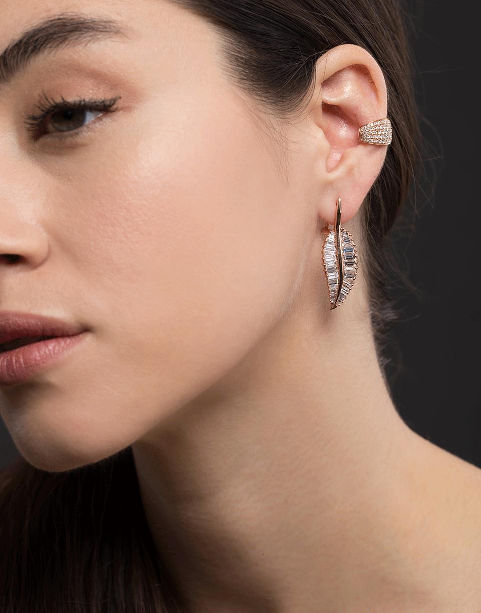 ANITA KO-Galaxy Diamond Ear Cuff-ROSE GOLD