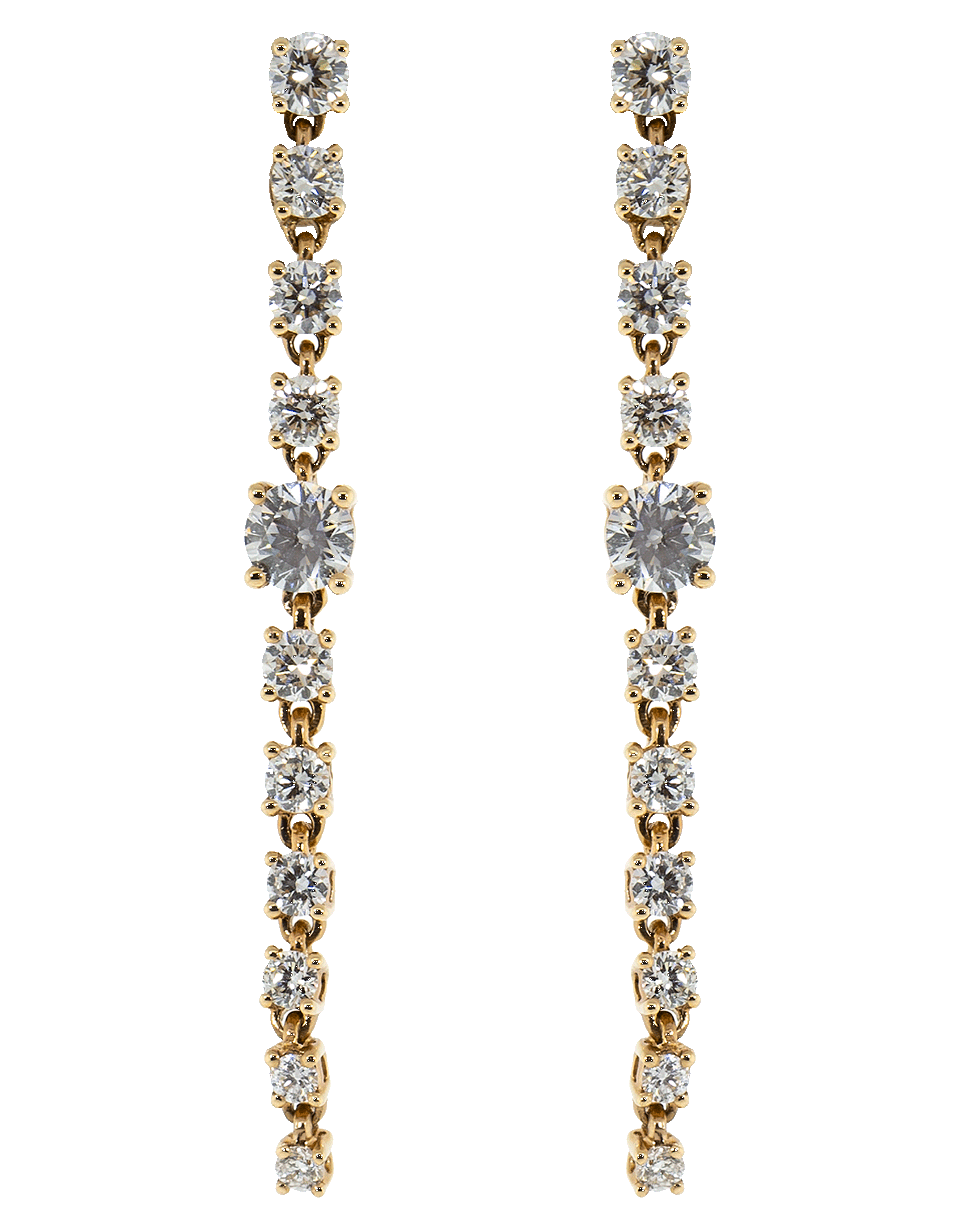 ANITA KO-Rope Diamond Earrings-ROSE GOLD