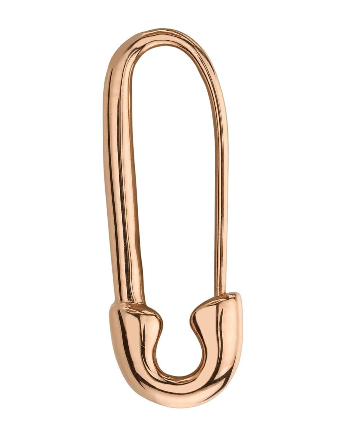 ANITA KO-Rose Gold Safety Pin Earring-ROSE GOLD