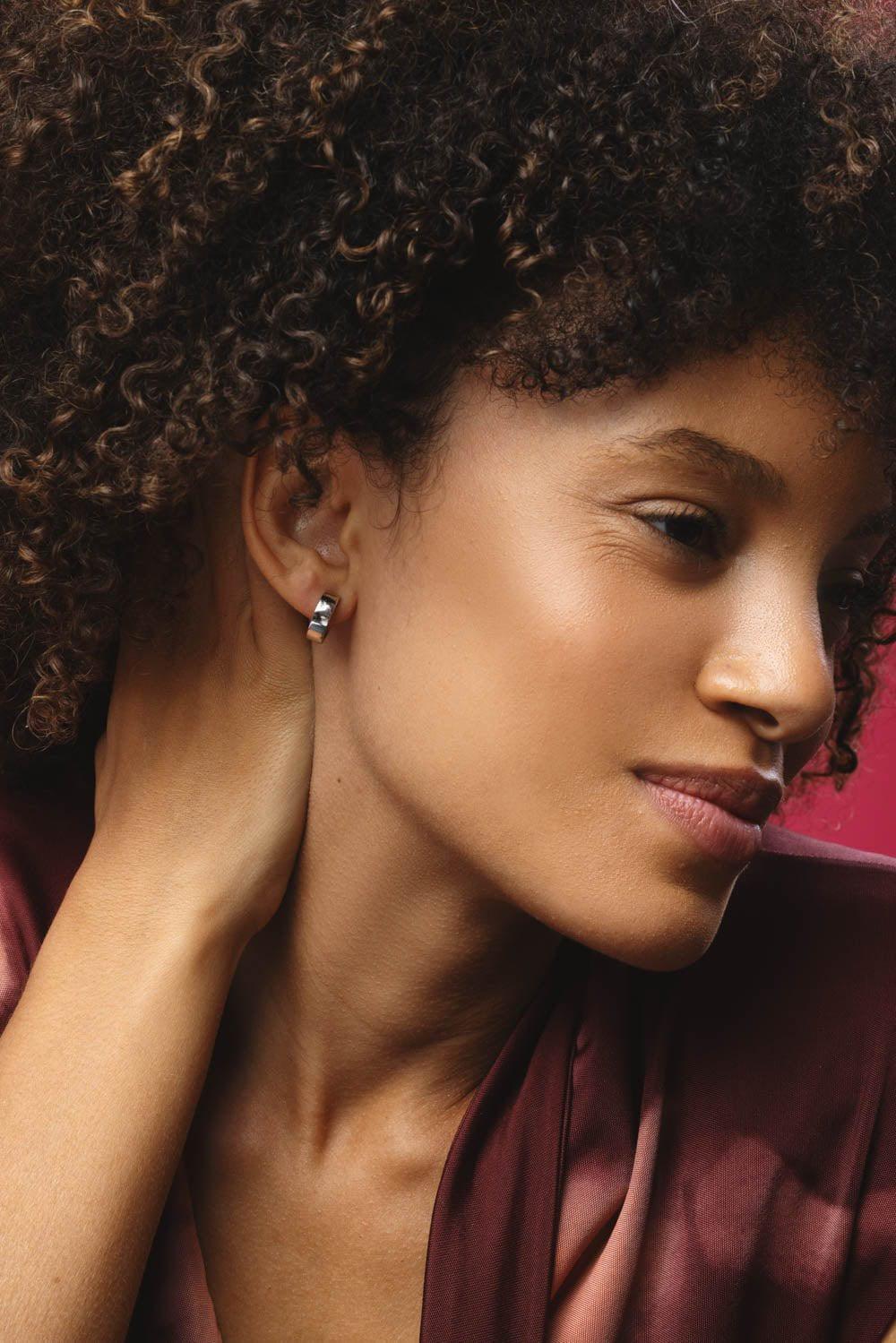 ANITA KO-Wide Huggie Earrings-