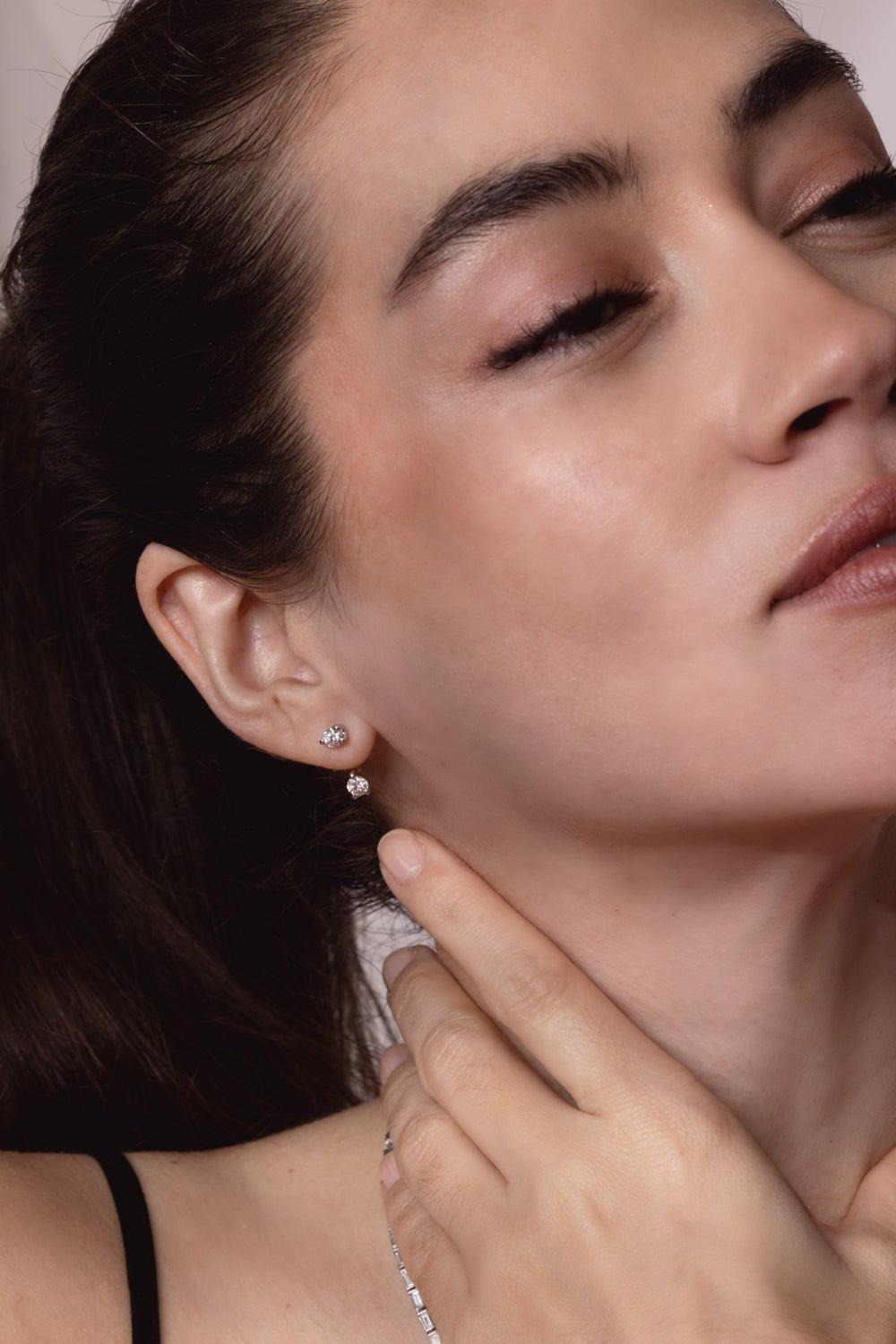 ANITA KO-Classic Orbit Earring-WHITE GOLD