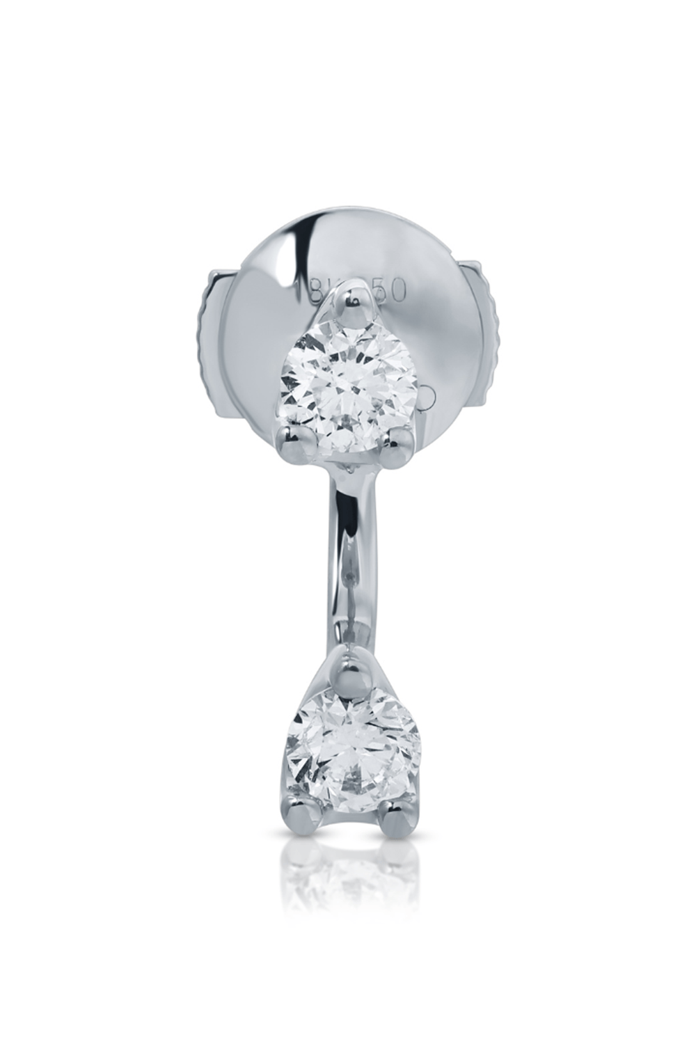 ANITA KO-Classic Orbit Earring-WHITE GOLD