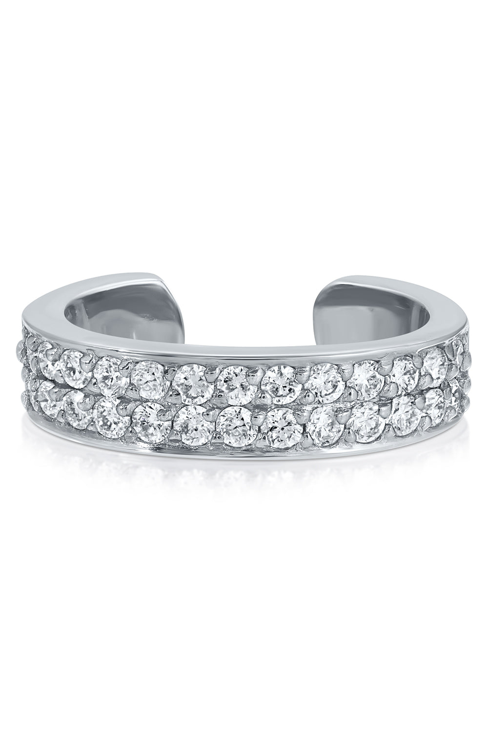 Double Row Diamond Ear Cuff