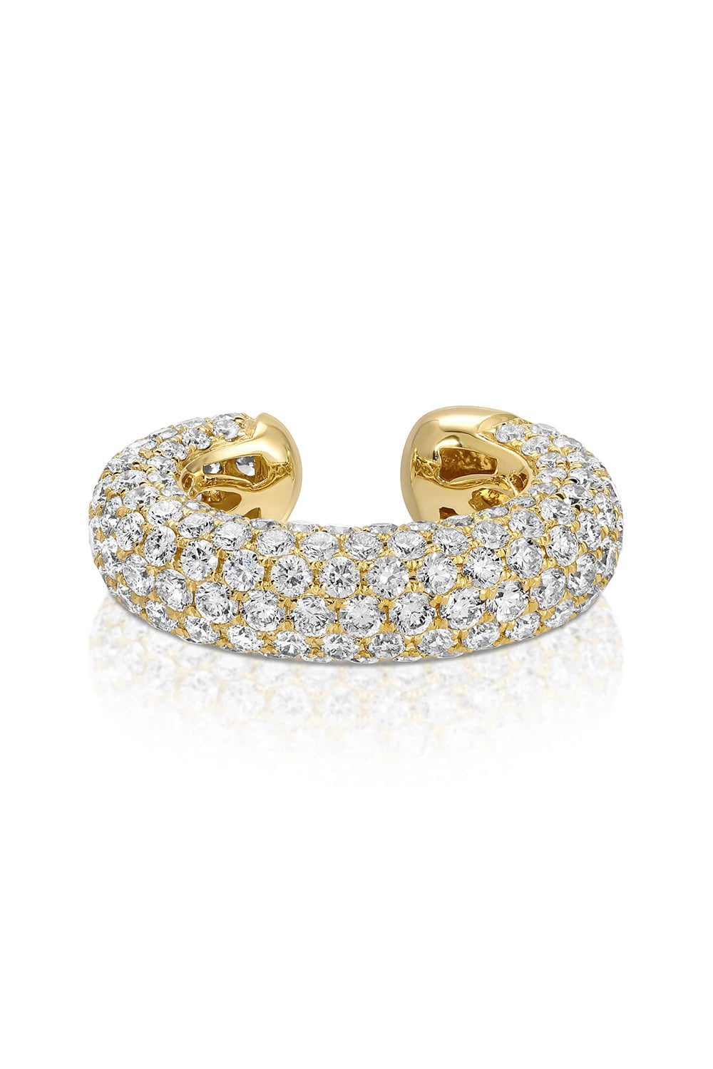 ANITA KO-Diamond Cosmo Ear Cuff-YELLOW GOLD