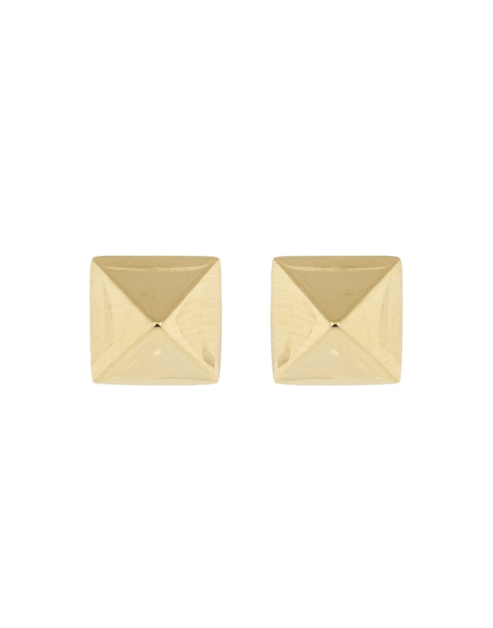 ANITA KO-Spike Stud Earrings-YELLOW GOLD