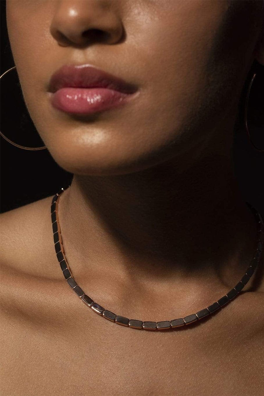 Bunny Choker Necklace-ROSE GOLD-18-JEWELRYFINE JEWELNECKLACE O-ANITA KO