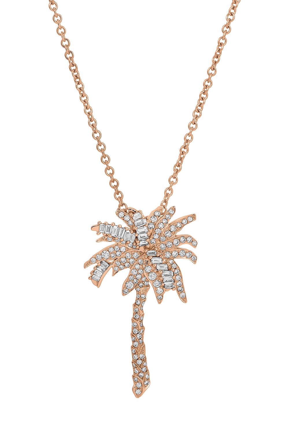 ANITA KO-Diamond Palm Tree Necklace-