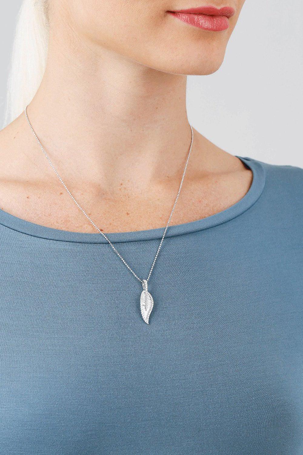 ANITA KO-Diamond Leaf Necklace-
