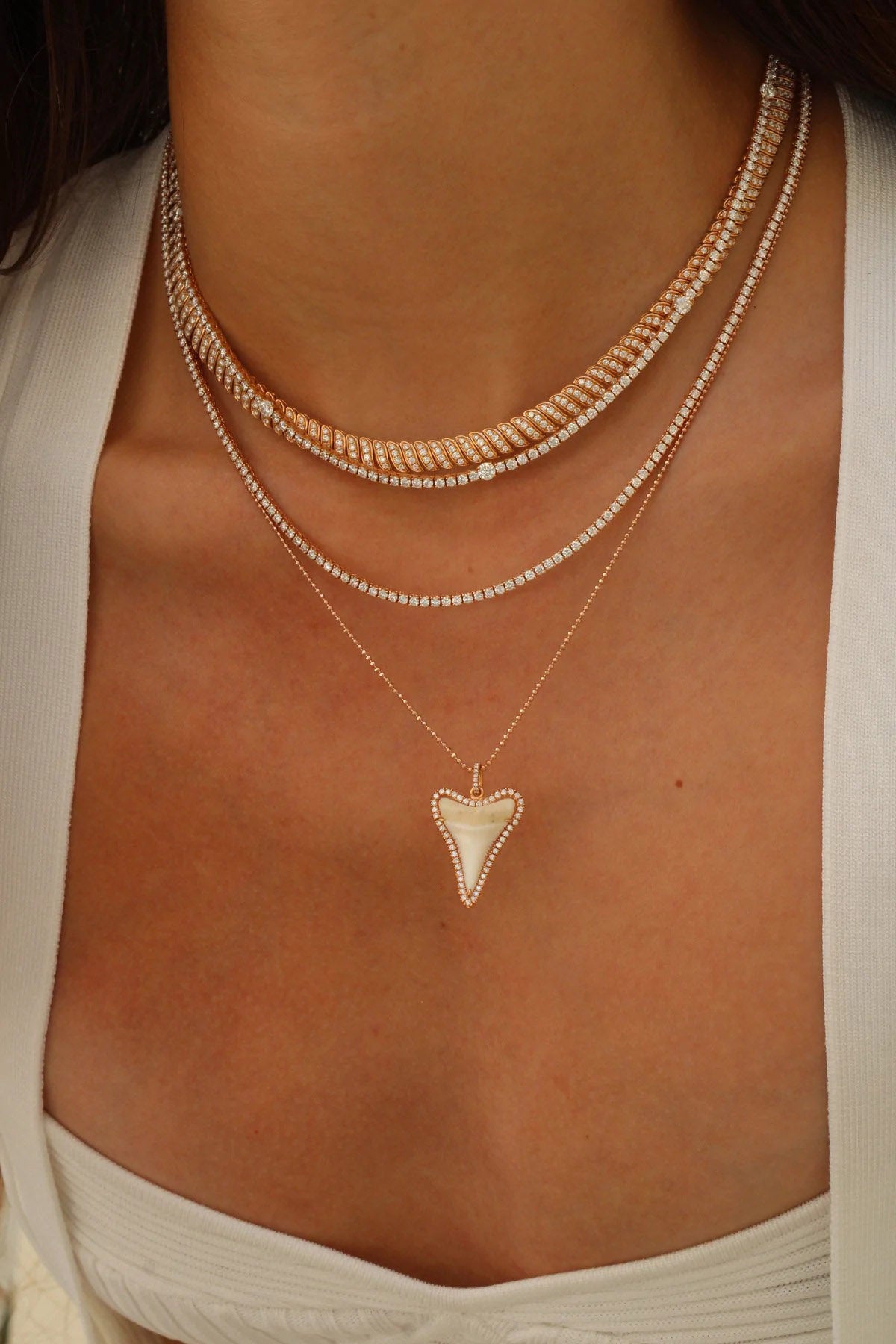 ANITA KO-Diamond Hepburn Choker-YELLOW GOLD