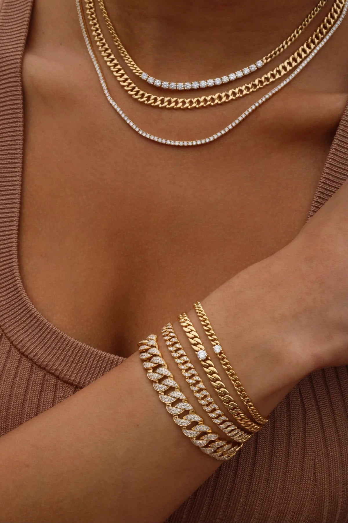 ANITA KO-Diamond Hepburn Choker-YELLOW GOLD