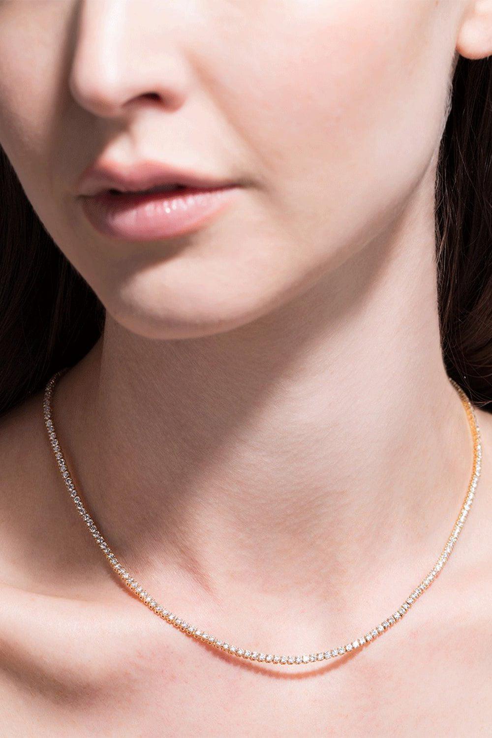 ANITA KO-Diamond Hepburn Choker-YELLOW GOLD