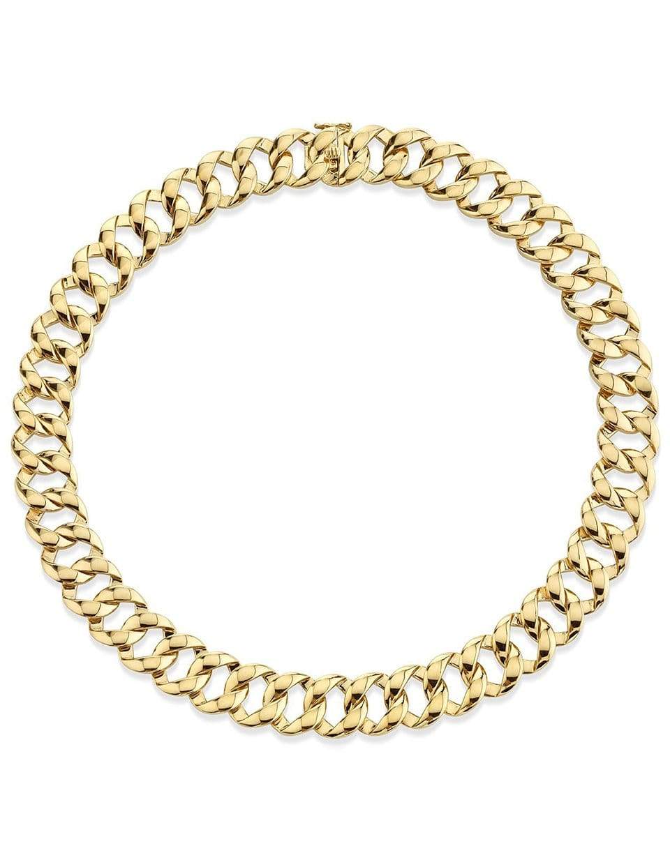 ANITA KO-Hemingway Chain Link Choker-YELLOW GOLD