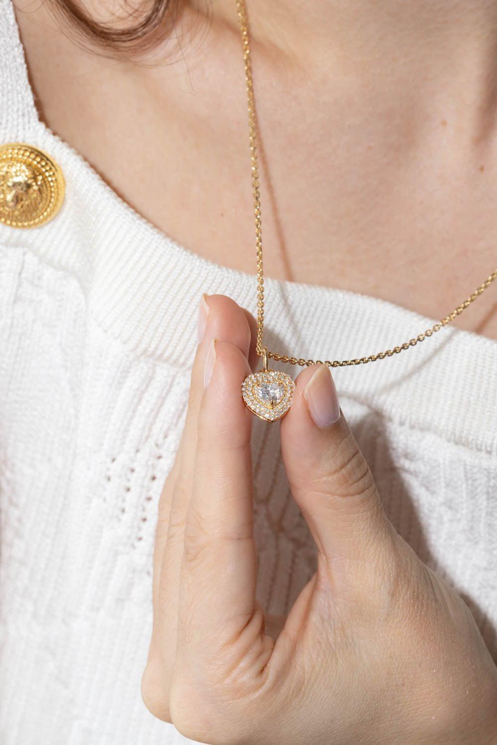 ANITA KO-LouLou Locket Necklace-YELLOW GOLD