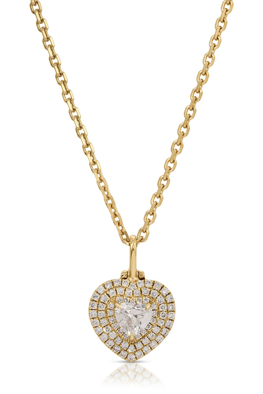 ANITA KO-LouLou Locket Necklace-YELLOW GOLD