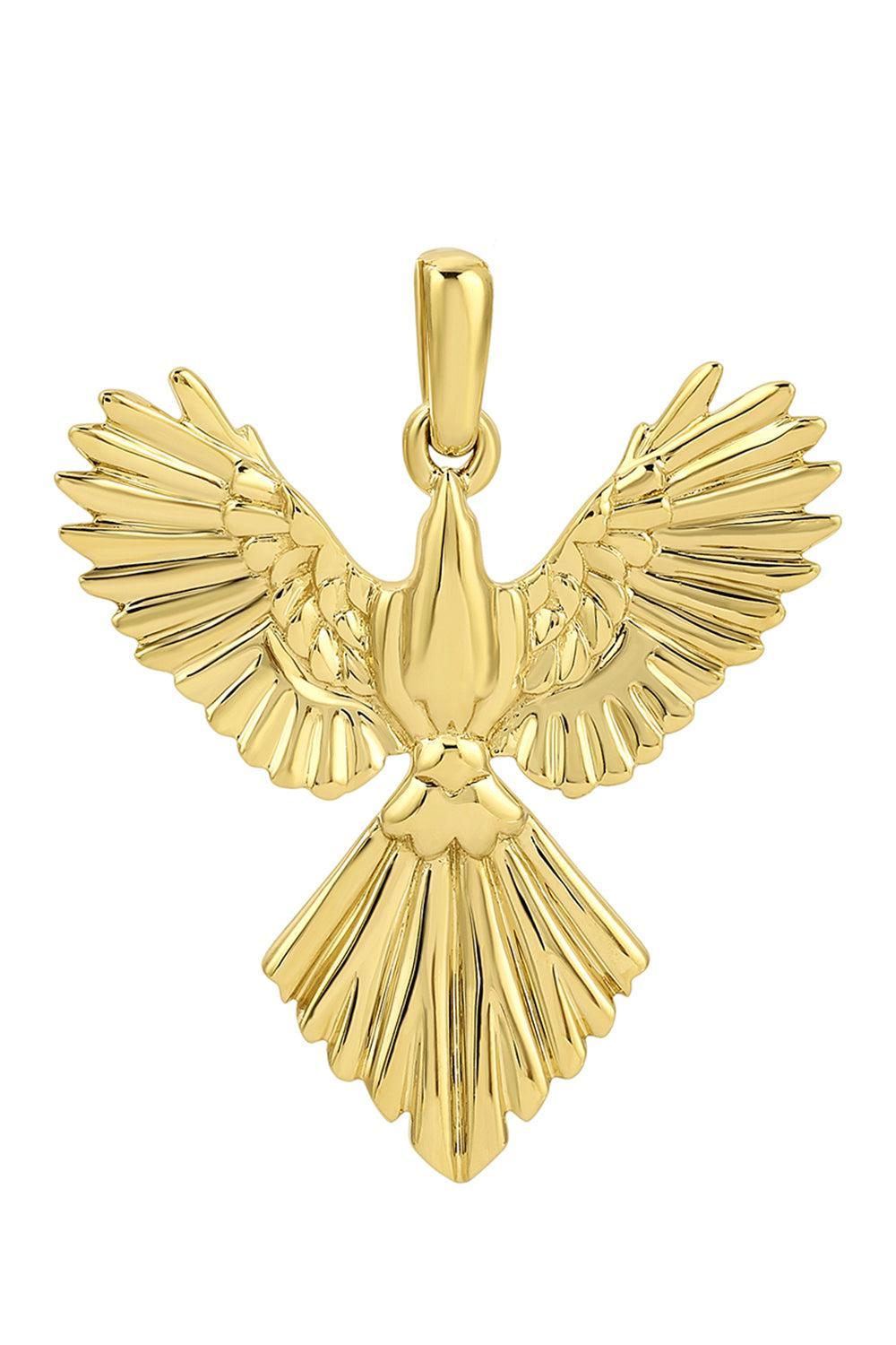  Phoenix Pendant-YELLOW GOLD-JEWELRYFINE JEWELPENDANT-ANITA KO 