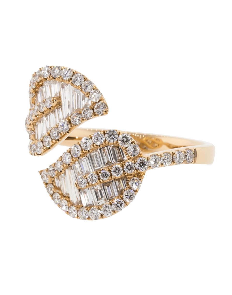 ANITA KO-Diamond Leaf Ring-