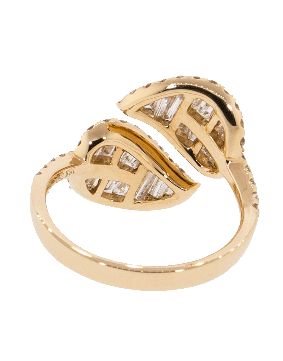 ANITA KO-Diamond Leaf Ring-