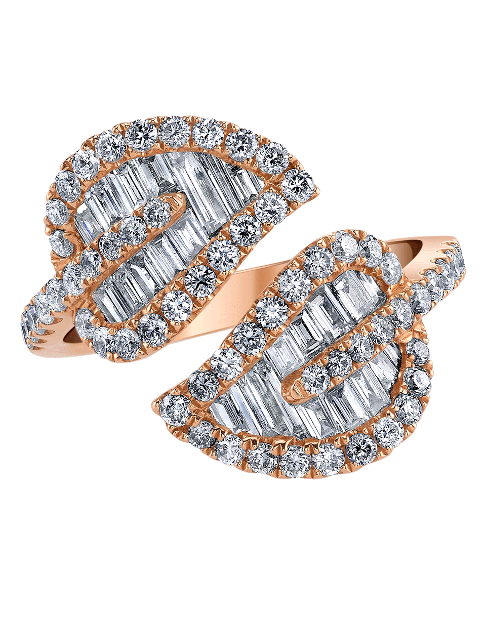 ANITA KO-Diamond Leaf Ring-