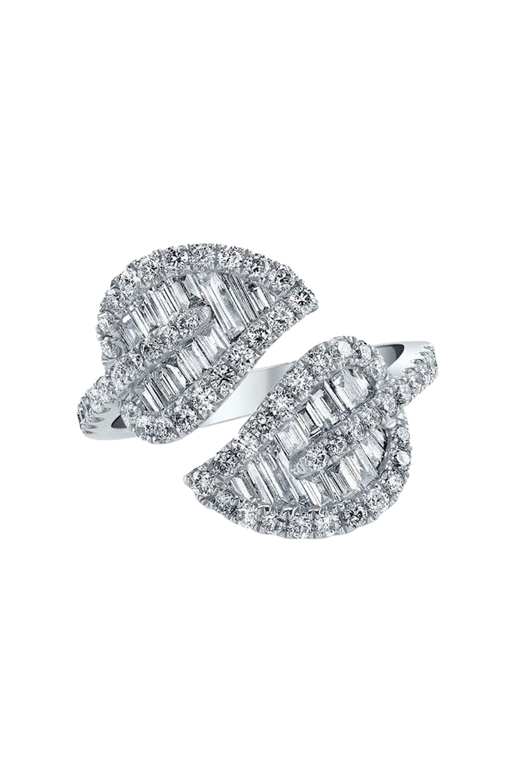 Medium Diamond Leaf Ring-WHITE GOLD-6-JEWELRYFINE JEWELRING-ANITA KO