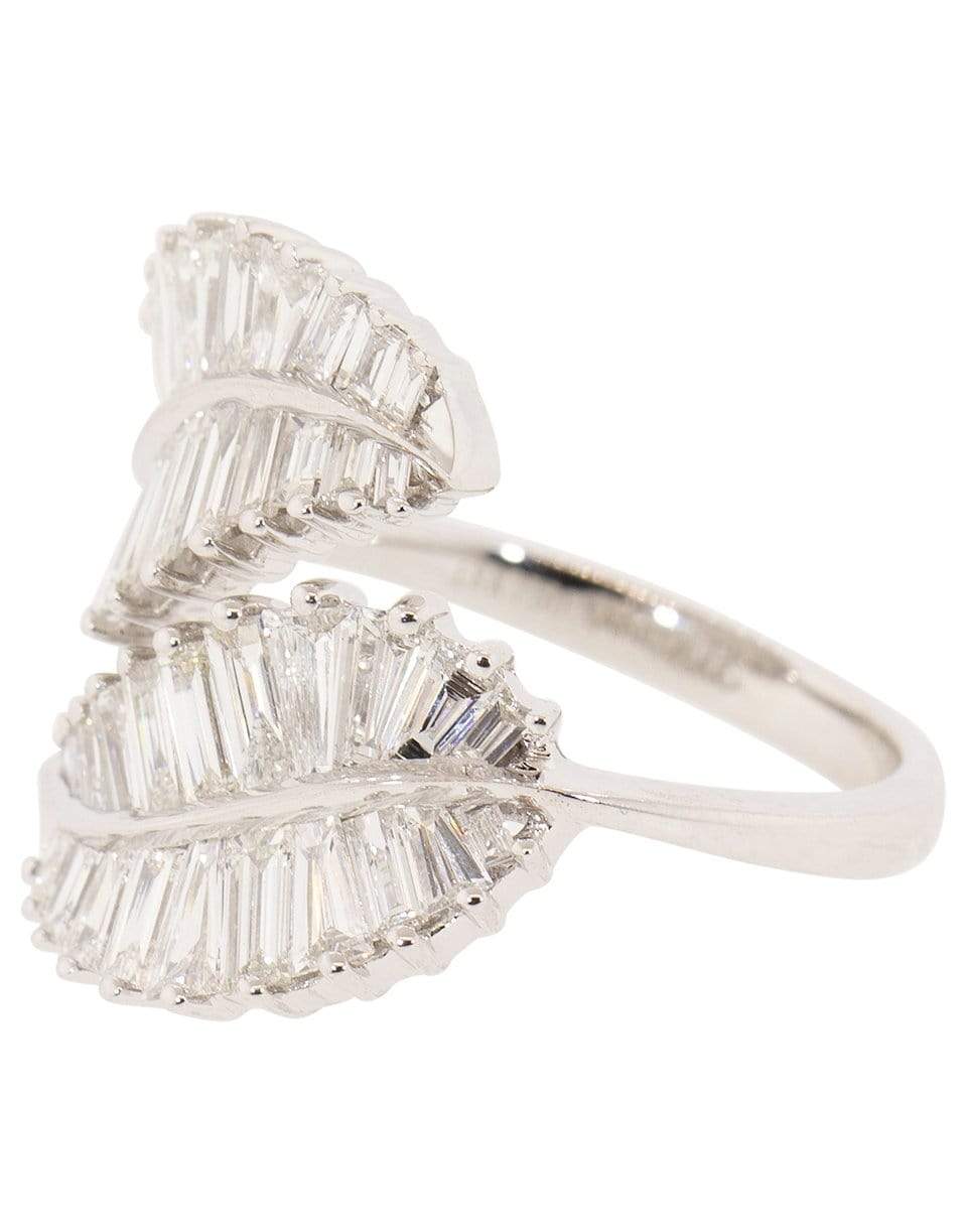 ANITA KO-Palm Leaf Diamond Ring-WHITE GOLD