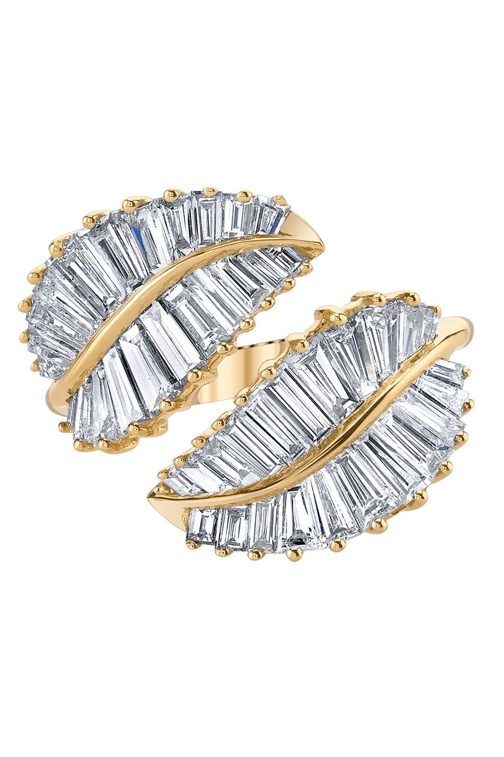 ANITA KO-Palm Leaf Diamond Ring-