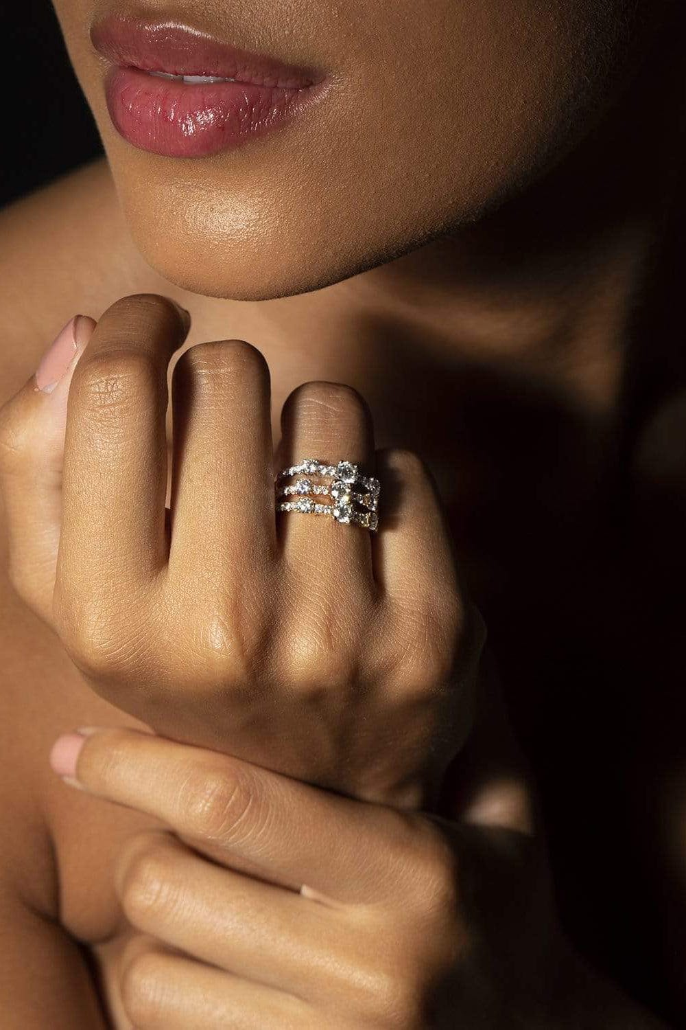 ANITA KO-Diamond Collins Ring - Yellow Gold-YELLOW GOLD