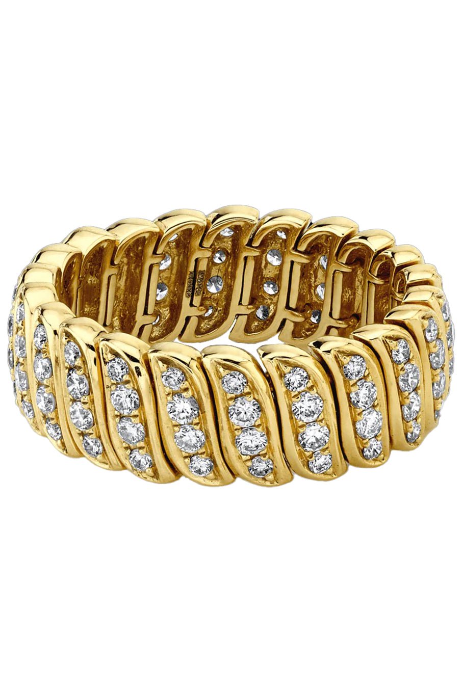 ANITA KO-Diamond Zoe Ring - Yellow Gold-