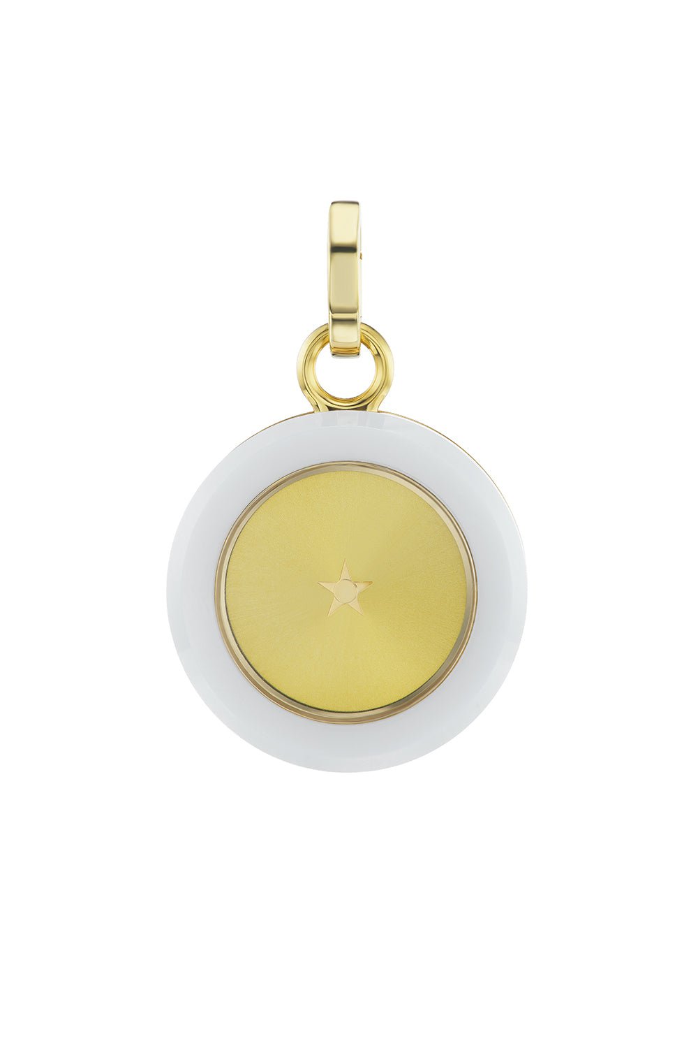 ANNA MACCIERI ROSSI-Pearl Star Carpe Diem Pendant-YELLOW GOLD