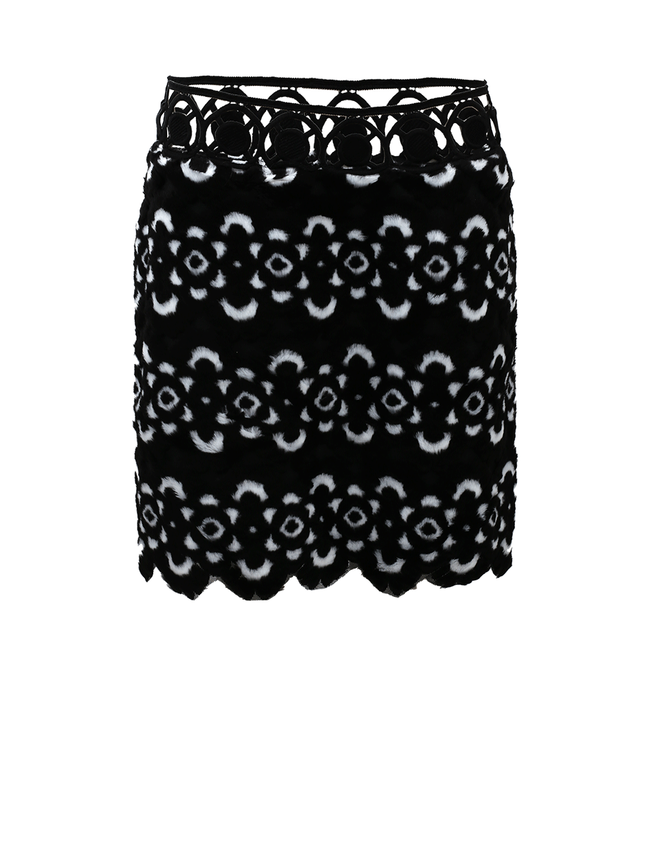 ANNA SUI-Blooming Floral Skirt-