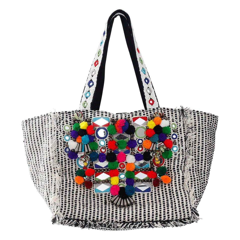 ANTIK BATIK-Udipi Cabas Embroidered Tote-MULTI