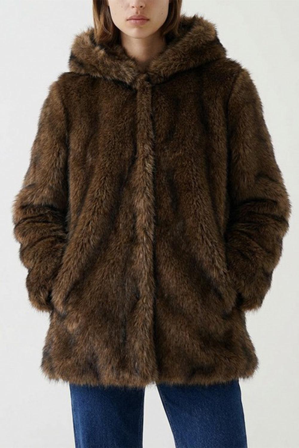 Prezzemolo Coat-BROWN-42-CLOTHINGCOATFUR-ANTONELLI