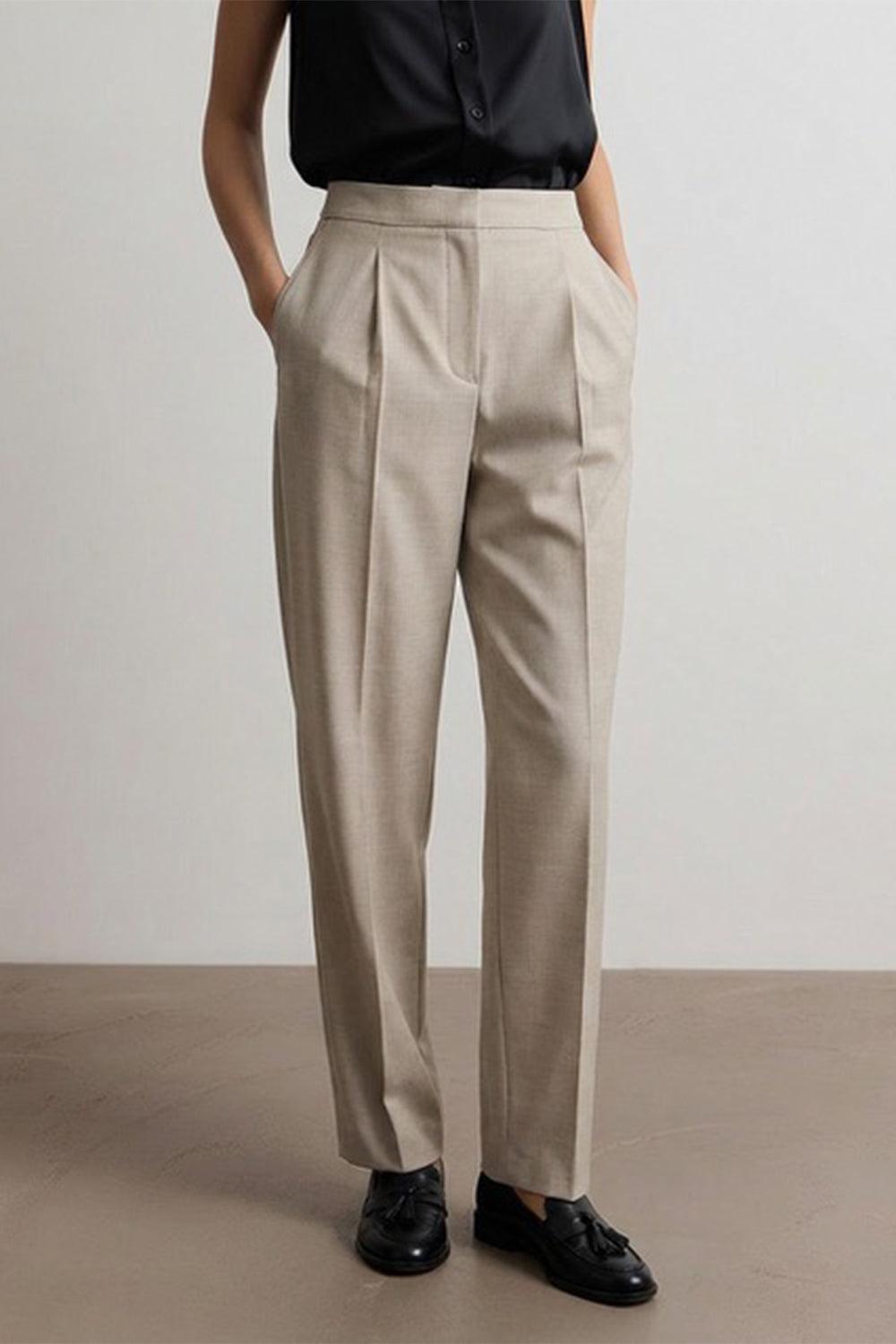 Simone Pant-CREAM-38-CLOTHINGPANTSLIM FIT-ANTONELLI